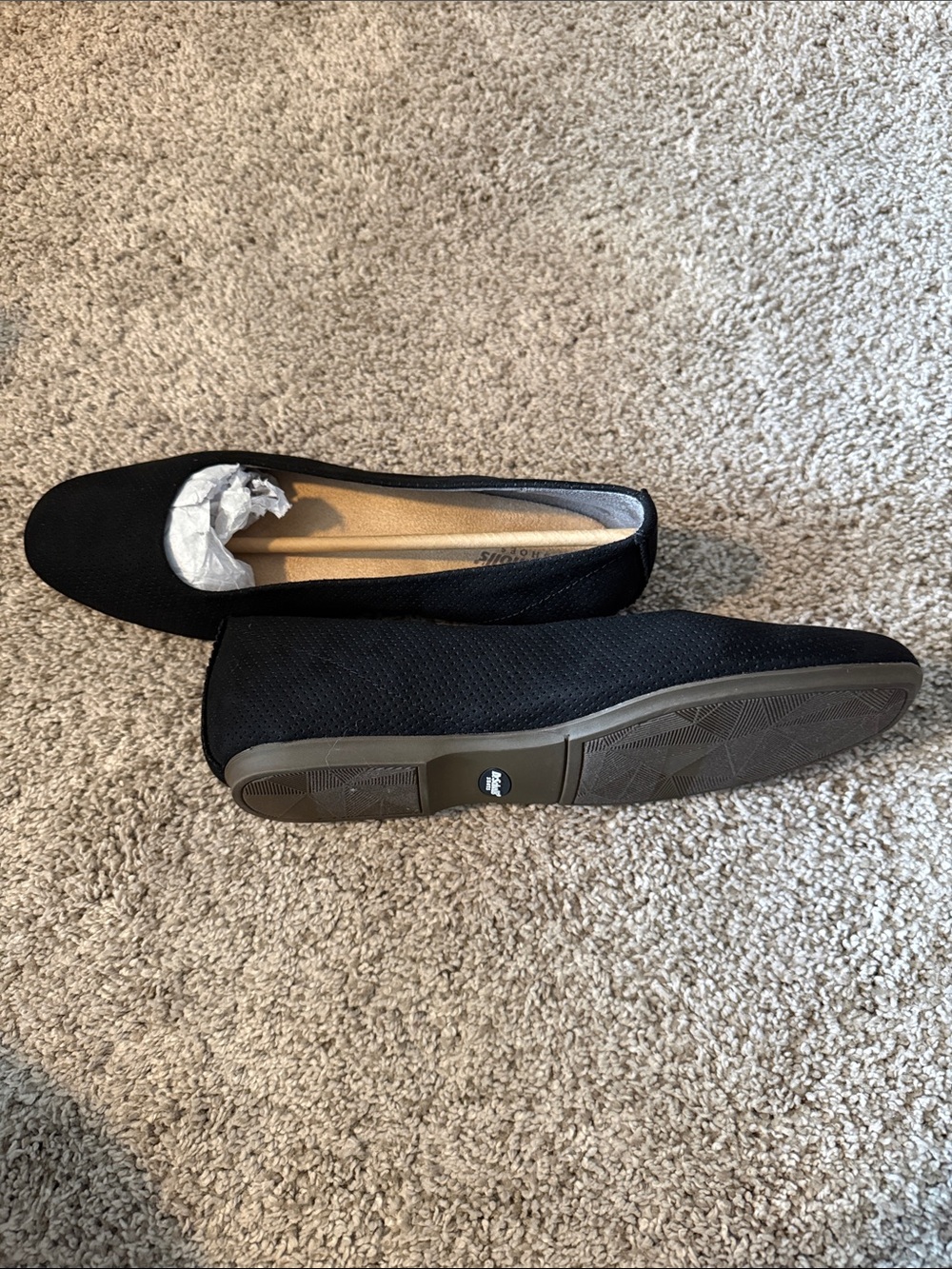 DrScholl’s Black Women's Flats - Classic Slip-On - Picture 4 of 4